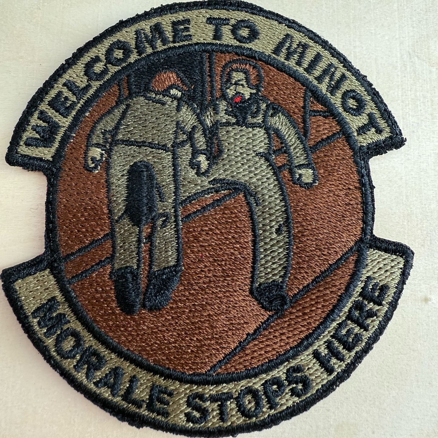 MORALE STOPS HERE