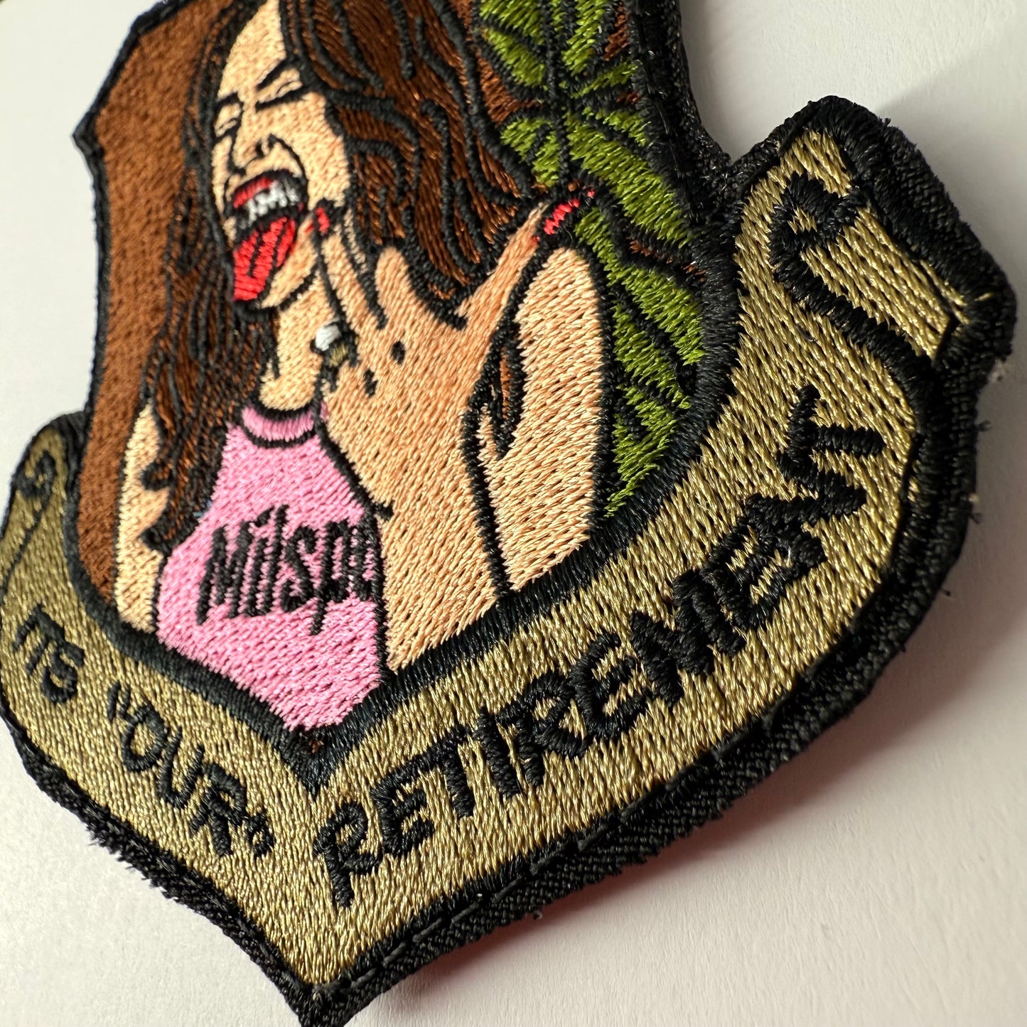 It’s Our Retirement” Morale Patch – MilSpouse Humor