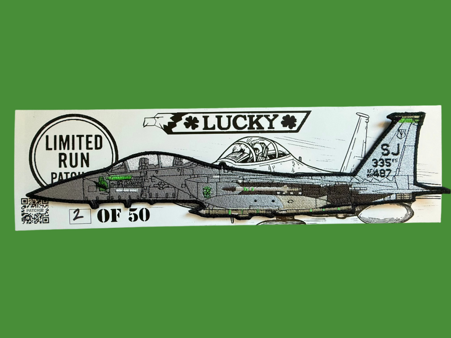 🇺🇸 F-15E “Lucky” – Limited Edition Morale Patch