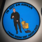 I'M JUST AN AIRMAN STICKER
