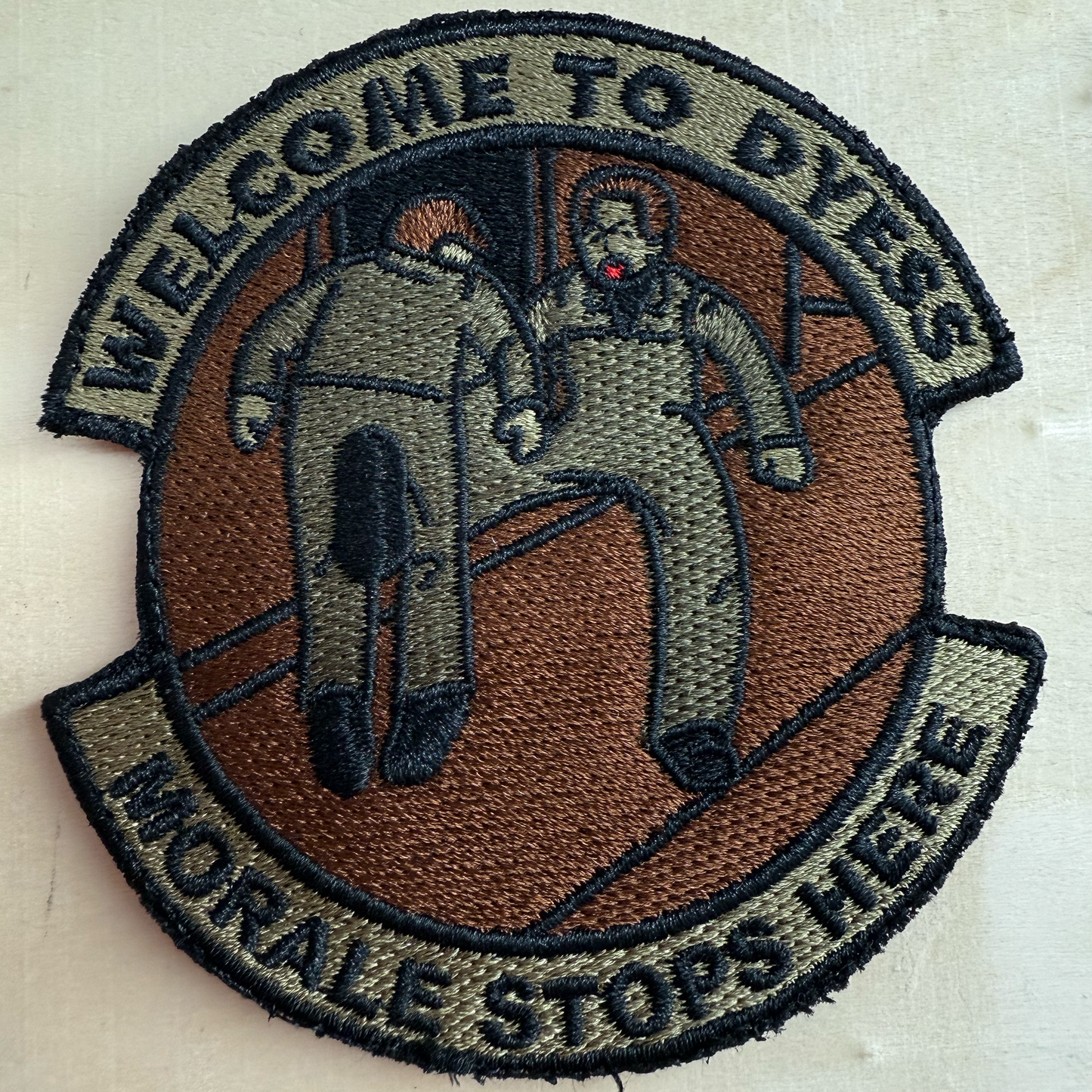 MORALE STOPS HERE