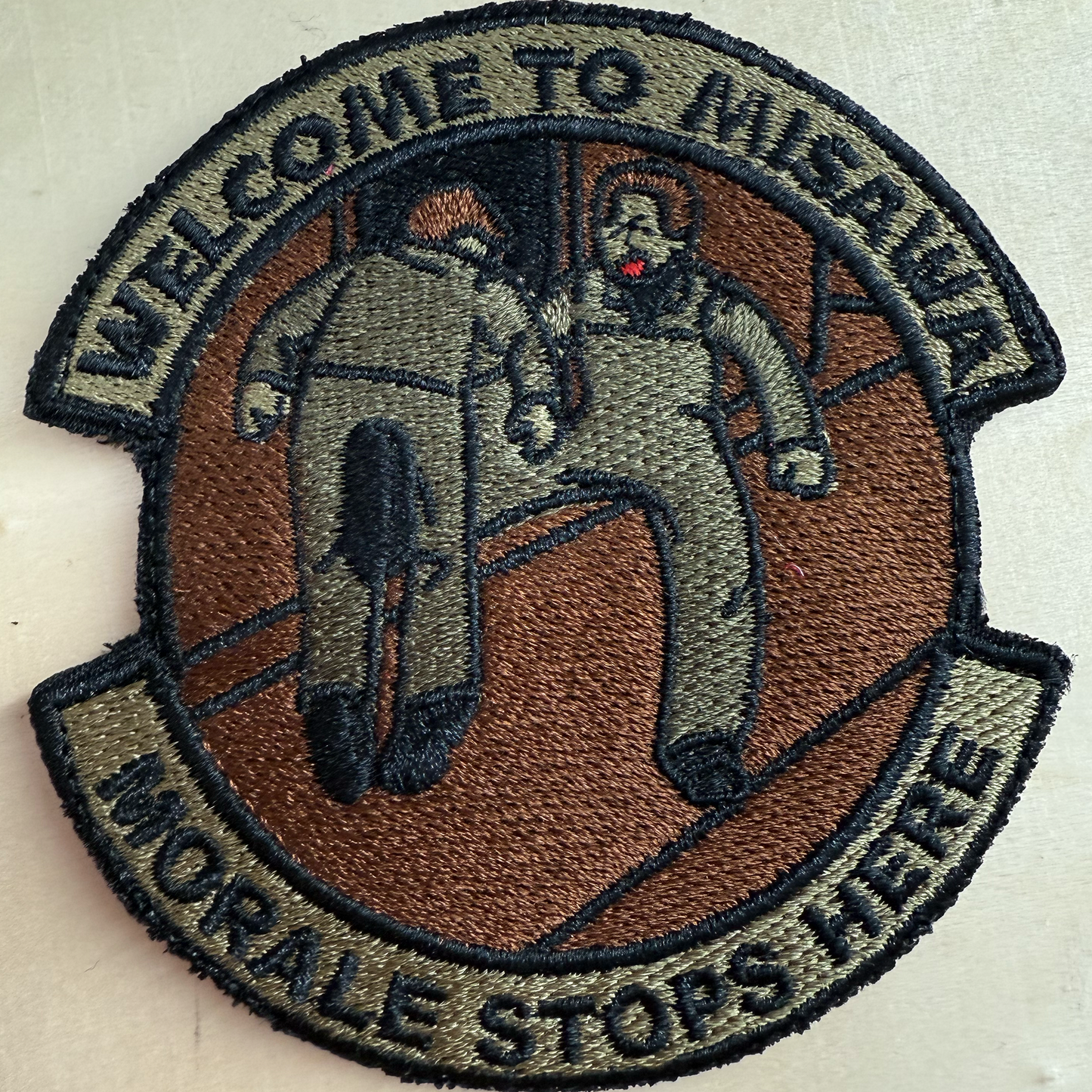 MORALE STOPS HERE
